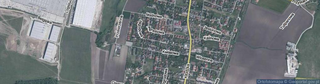 Zdjęcie satelitarne Truskawkowa ul.
